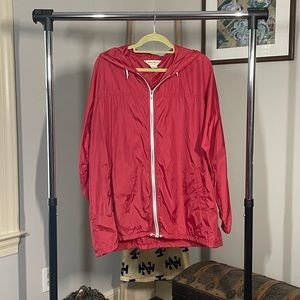 Eddie Bauer red windbreaker